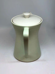Lilienporzellan Vintage Kanne Kaffee 100 grün mit Deckel um 1960/70  50025