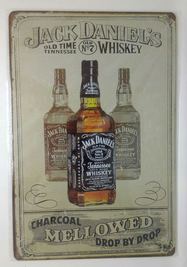 Nostalgie Retro Blechschild Whiskey Jack Daniels old time tennessee 30x20 50059