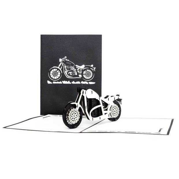 Pop Up Karte "Motorrad" Harley Davidson - Gutschein Grußkarte  15 x 20 50195