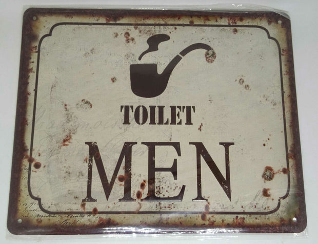 Nostalgie Retro Blechschild Toilet Men 25x20 50175