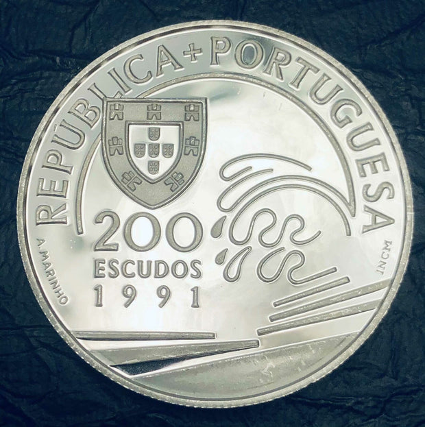 Portugal 200 Escudos 1991 (Ag) 72004