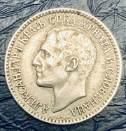 Jugoslawien 1925 1 Dinar König Alexander 72010