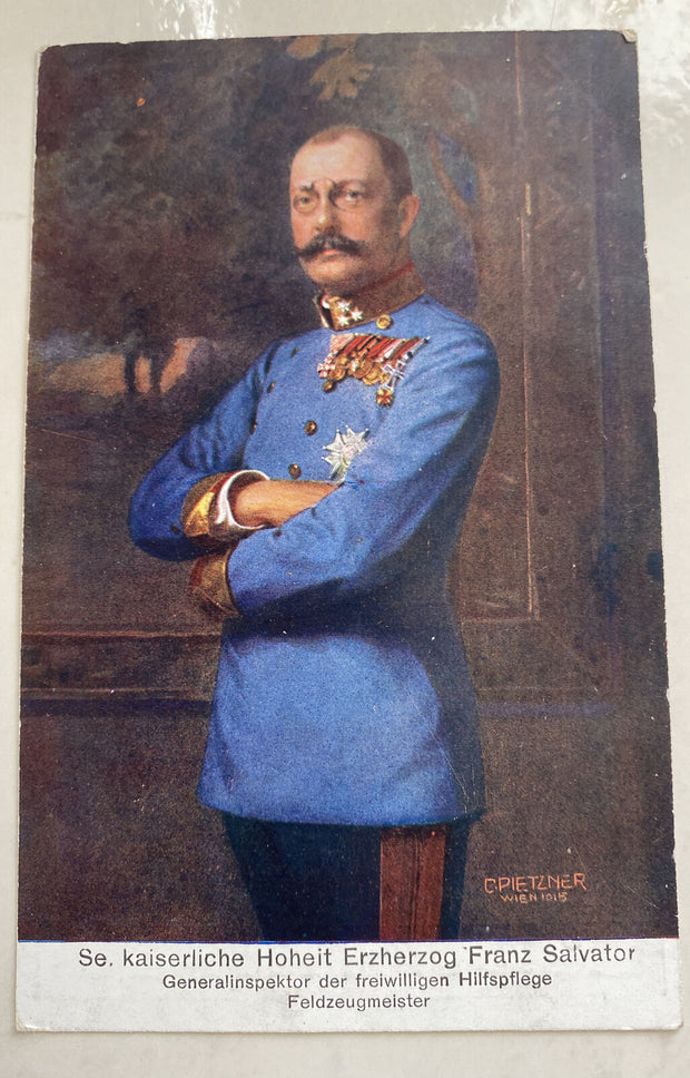 Erzherzog Franz Salvator Uniform Abzeichen Orden 90017