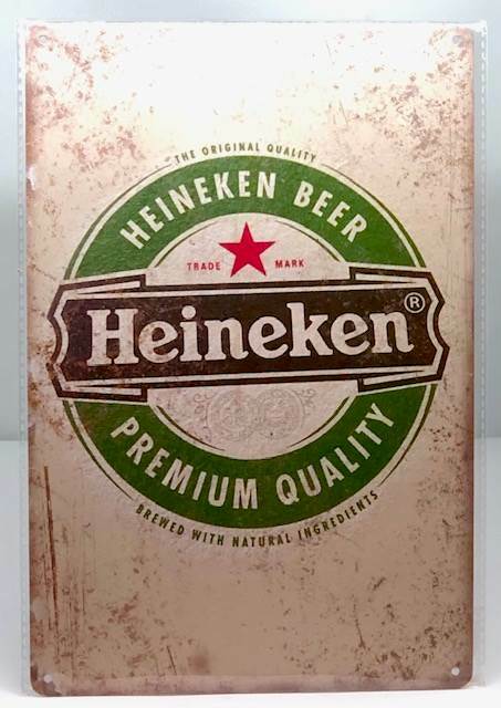 Nostalgie Retro Blechschild "Heineken Beer" 30x20 12023