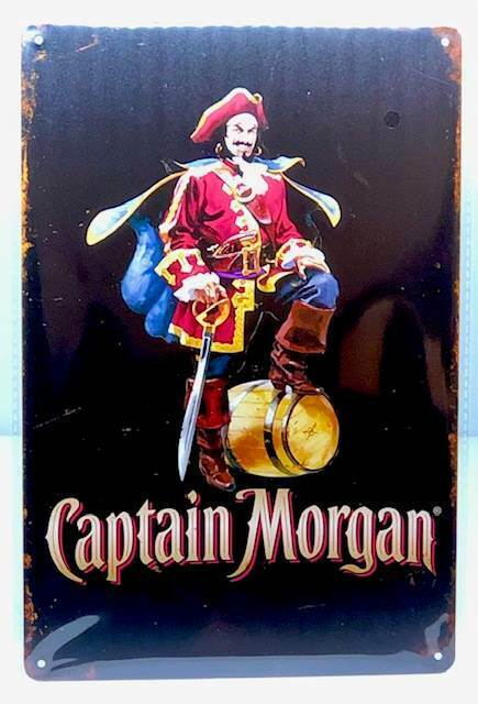 Nostalgie Retro Blechschild "Captain Morgan" 30x20 12025