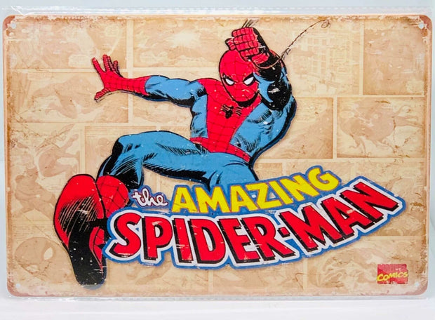 Nostalgie Vintage Retro Blechschild "The Amazing Spider-Man " 30x20 12059