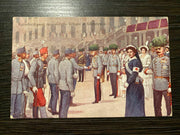 Kaiserhuldigung Verwundeter Krieger in Schönbrunn Franz Josef 80022
