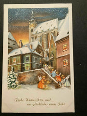 Die österreichische Weihnachtskarte Krems a.d. Donau Stempel Goldegg  80175
