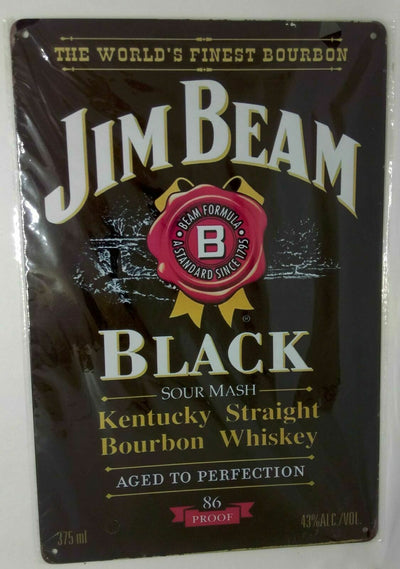 Nostalgie Retro Blechschild Jim Beam Whiskey 30x20 50054