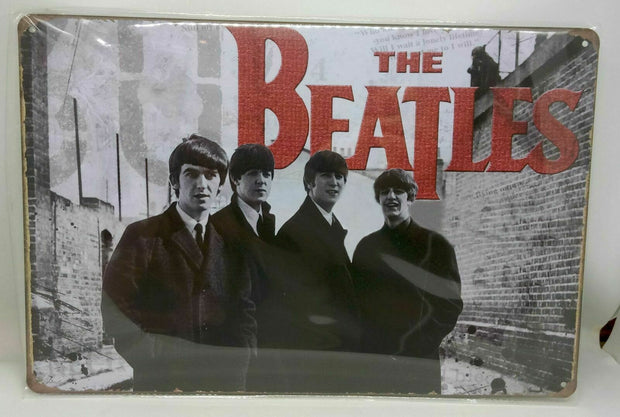 Nostalgie Retro Blechschild The Beatles Gruppe 30x20 50114