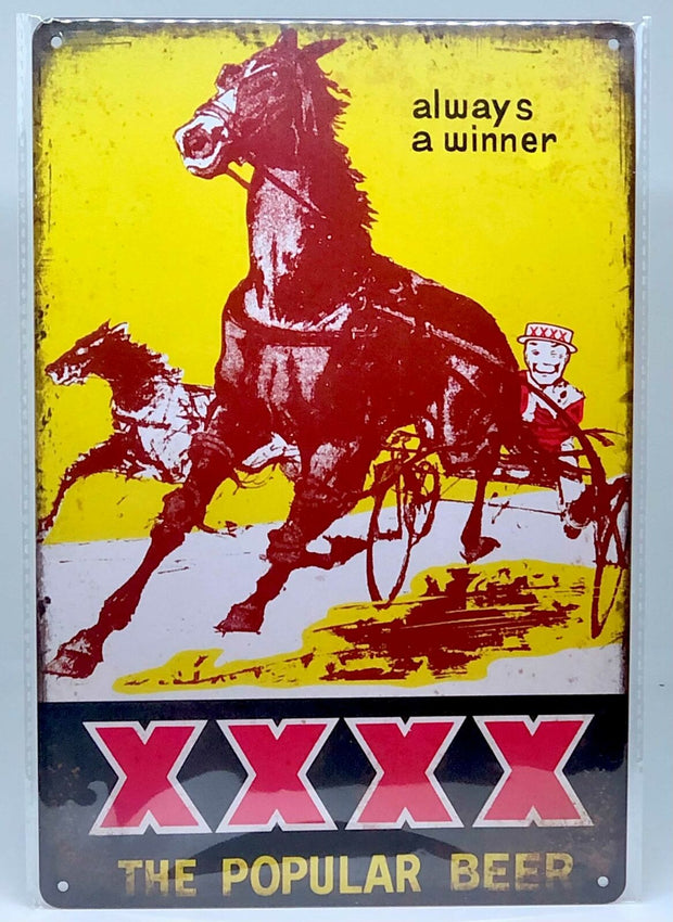 Nostalgie Vintage Retro Schild "XXXX The Poular Beer" 30x20 12089
