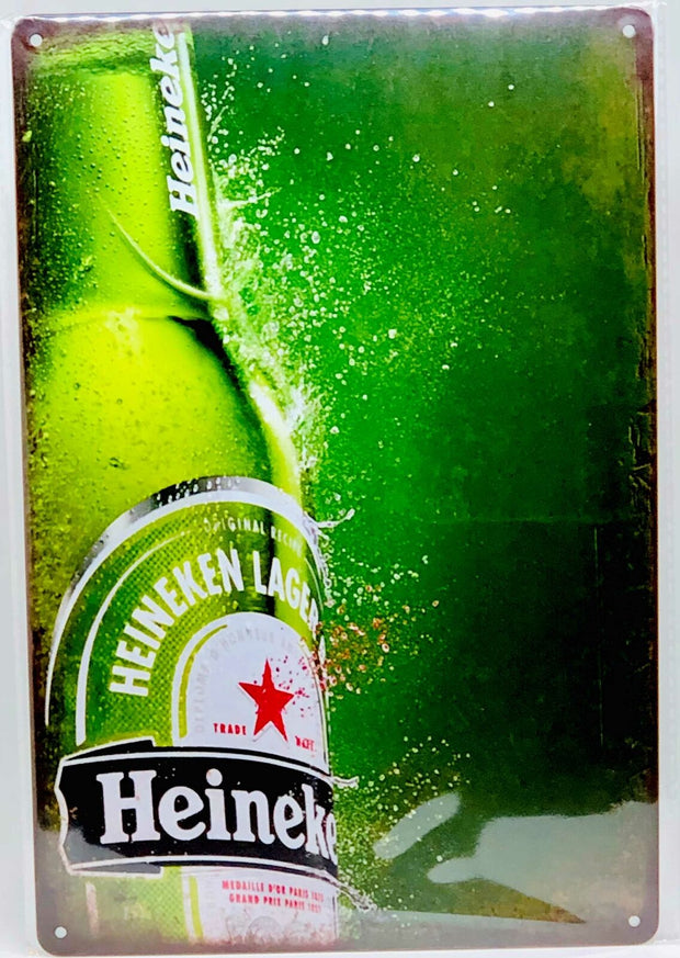 Nostalgie Vintage Retro Schild "Heineken Beer" 30x20 12104