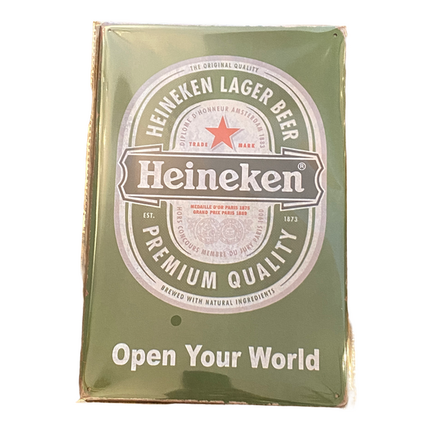 Heineken Bier Schild 20x30 cm 12100