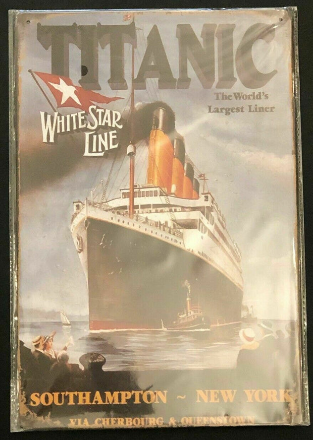 Retro Nostalgie Schild Titanic 30 x 20  30223