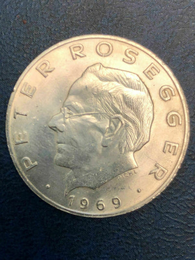 25 Schilling Peter Rosegger Silber 1969   90008