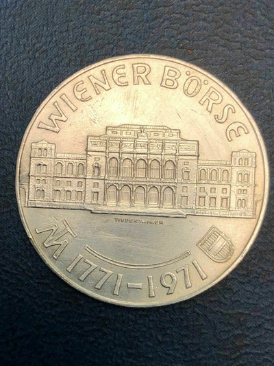 25 Schilling Wiener Börse Silber 1971   90011