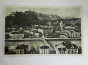 Salzburg Stadt vom Kapuzinerberg Untersberg Lattengebirge 80045