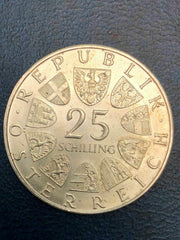 25 Schilling Wiener Börse Silber 1971   90011