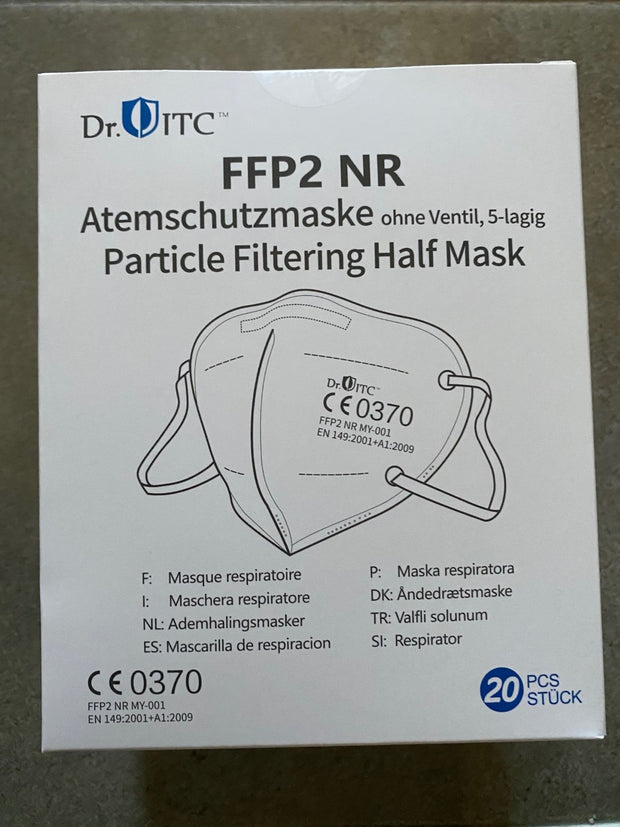 20 x FFP2 Masken Dr. ITC Atemschutzmaske mit EU Zertifikat