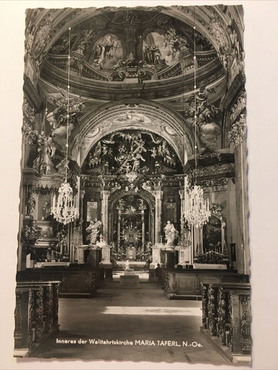 Inneres der Wallfahrtskirche Maria Taferl. 635.