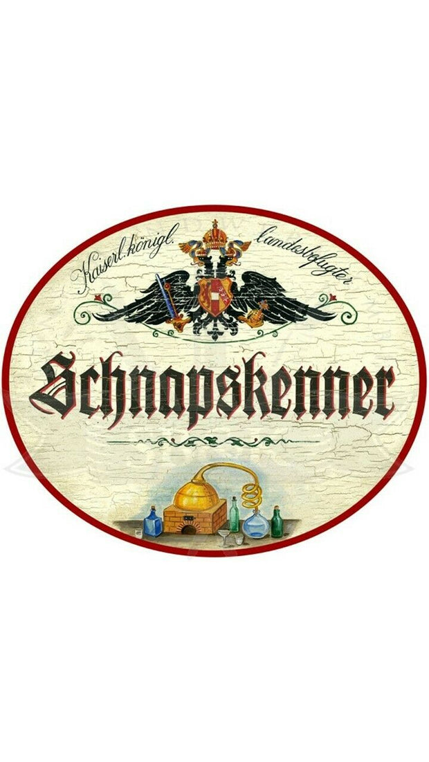KuK Nostalgie Holzschild "Schnapskenner"