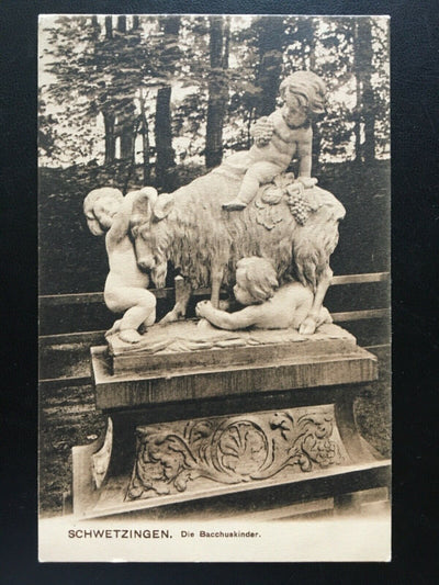 Schwetzingen - Die Bacchuskinder - Schlossgarten - Statue Skulptur 180160 TH