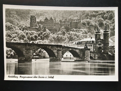 Heidelberg - Morgensonne über Brücke und Schloss - Stadt 180138 TH