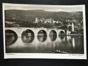 Heidelberg - Alte Brücke und Schloss - Neckar - Fluss Ruderboote 180139 TH