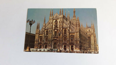 Milan: The Cathedral, from across the Piazza del Duoma. 11184FH