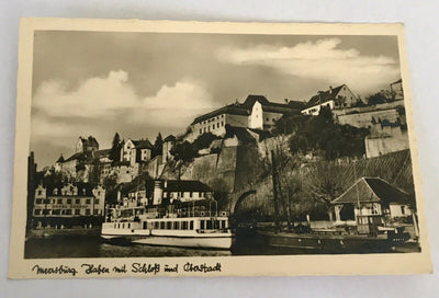 alte ansichtskarten, Sachsen Anhalt, Meersburg, Schloss u Überstadt (40033-BW)