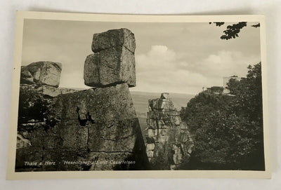 ansichtskarten, Thale an d. Harz, Hexentanzplatz mit Cäsarfelsen (40037 BW)