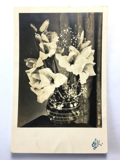 Gladiolen - Blumen in Vase - Künstlerkarte 30092 TH