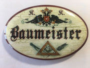 Nostalgie Flaschenöffner Magnet Baumeister Zirkel Hammer