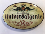Nostalgie Flaschenöffner Magnet Hochlöbliches Universalgenie