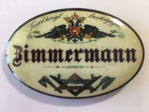 Nostalgie Flaschenöffner Magnet Zimmermann Axt Säge