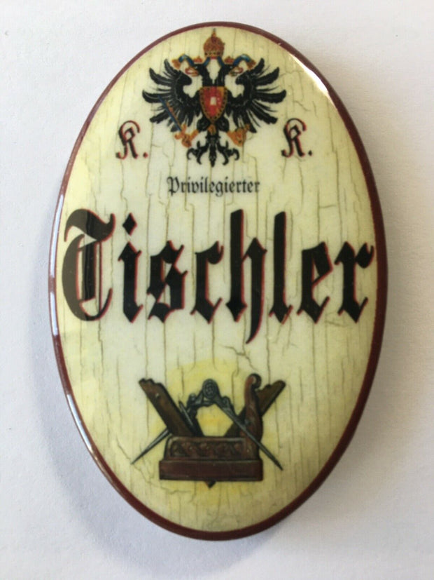 Nostalgie Flaschenöffner Magnet Privilegierter Tischler