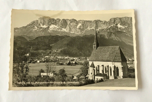 AK, Hallein, Salzburg, Untersberg, Kirche (110253 BW)