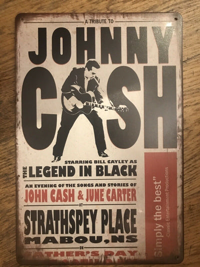 Nostalgie Vintage Blechschild „Johnny Cash“ 30x20  300005