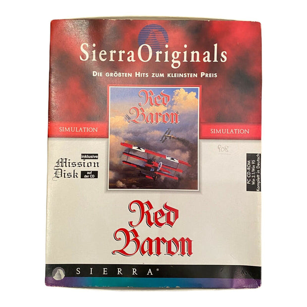 908 Sierra Originals EIN HISTORISCHER FLUGSIMULATOR DER EXTRA KLASSE Red Baron