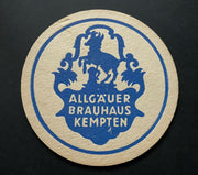 Allgäuer Brauhaus Kempten Wappen Geiß Kutsche Pferd Bayern Deutschland PR