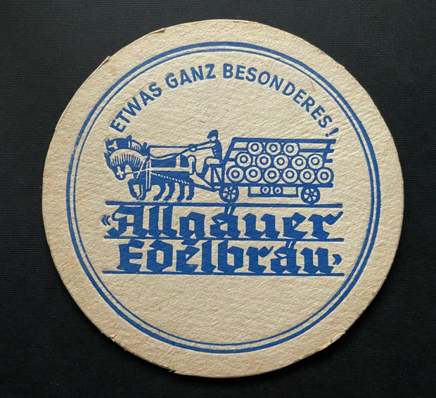 Allgäuer Brauhaus Kempten Wappen Geiß Kutsche Pferd Bayern Deutschland PR