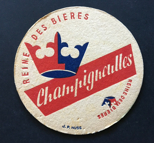 Champigneulles Brasserie Brauerei Reine des Bieres Krone J.P.Nuss Frankreich PR
