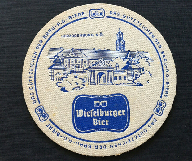 Wieselburger Bier Brauerei Bierglas Guter Zug Herzogenburg Niederösterreich PR