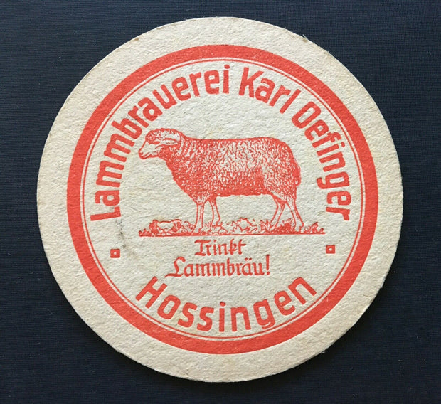 Lammbrauerei Karl Oefinger Hossingen Schaf Baden-Württemberg Deutschland PR