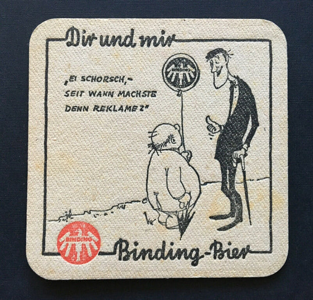 Binding Bier Brauerei Dir und mir Wappen Adler Frankfurt Hessen Deutschland PR