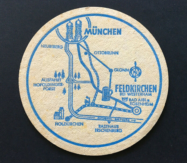 Brauerei Feldkirchen Gebr. Mareis & Laib ML Wappen München Bayern Deutschland PR