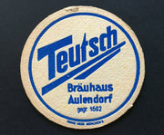 Teutsch Bräuhaus Aulendorf Brauerei 1692 F.Herb Kraftquell Bayern Deutschland PR