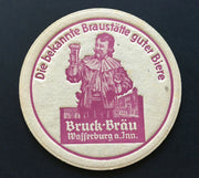 Bruck Bräu Wasserburg am Inn Brauerei Braustätte Bierglas Bayern Deutschland PR