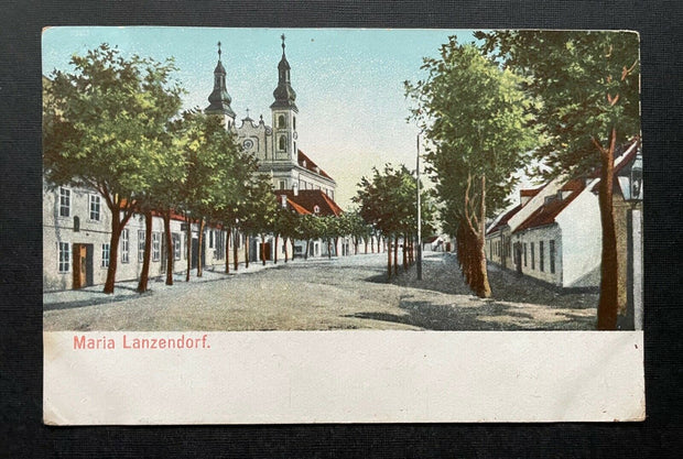 Maria Lanzendorf Ort Kirche Wallfahrtskirche Allee Niederösterreich 400474 TH