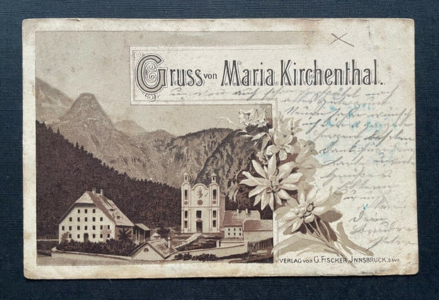 Gruss aus Maria Kirchental Wallfahrtskirche Lofer Salzburg Österreich 400432 TH